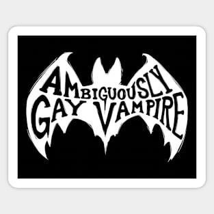 Ambiguously Gay Vampire Sticker